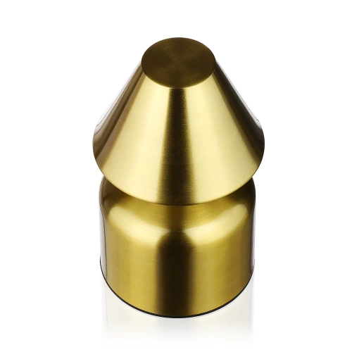 HJA42-GOLD | Mushroom LED table lamp | Wireless lamp for hotel, restaurant | Night touch lamp