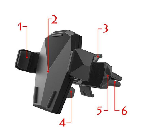 PSI-A020 | Telephone holder, air vent | automatic arm closure