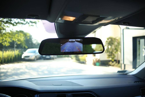 Огледален монитор 4.3" | PZ702 TFT LCD в огледалото за камера за заден ход 12V
