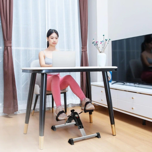 Mini vélo d'appartement avec résistance réglable et compteur LCD | Vélo de rééducation pliable pour les bras et les jambes | Rotor | DH-301