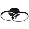 RLC-C28W-B | Plafonnier moderne | Plafond | LED | Noir