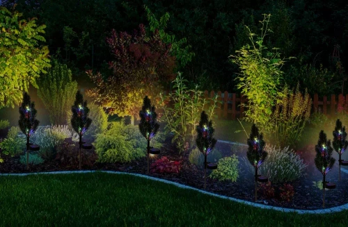 FLD-34 | Lampe solaire de jardin à LED en épicéa | 66 cm, 600 mAh