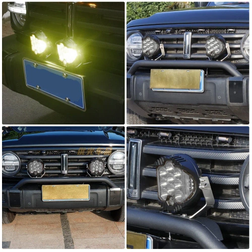 LED-Arbeitsleuchte | 5" | 50 W | 5.000 lm | 2-in-1 | Tagfahrlicht (DRL) + Fernscheinwerfer | WL002-50W