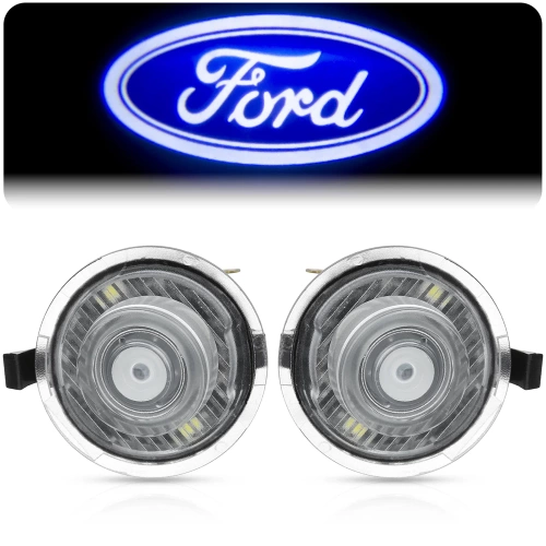 ML-FD4 | LED logo projektor monteret i sidespejlet | Hologram FORD MONDEO, EDGE, EXPLORER| Velkommen logo