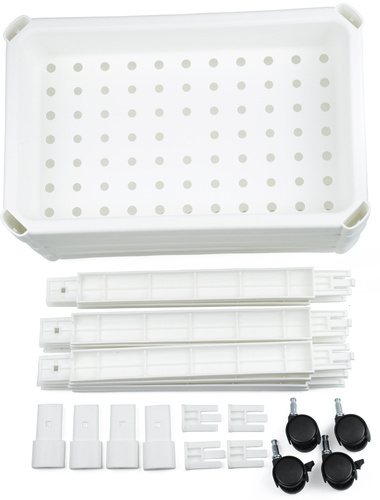 Mobile Badschrank | 4 Ablagen | SR2308