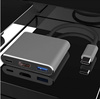 HDTC-20CM | Adattatore USB-C Type-C 3.1 a HDMI/USB-C/USB | 4K | per MacBookAir