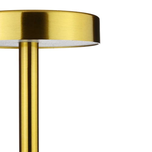 HJA28-GOLD-2 | Lampa de masa de 34 cm cu baterie incorporata | Lampă de noapte cu trei culori de lumină | Lampă de atmosferă pentru un hotel sau restaurant