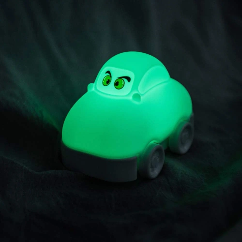 Silicone LED Night Light Car | Portable Children's Lamp 9 Light Colors | JL-604