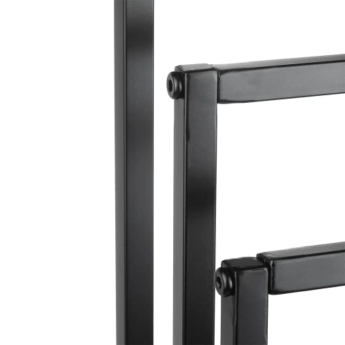 TRF-450-BLACK | Háromszoros törülközőtartó | törölközőszárító | fekete