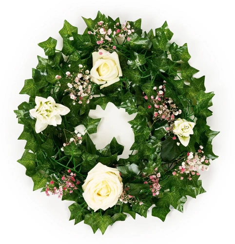 DG-Y230MM-GREEN6 | Mesterséges borostyán | Dekoratív füzér | Díszítő levelek