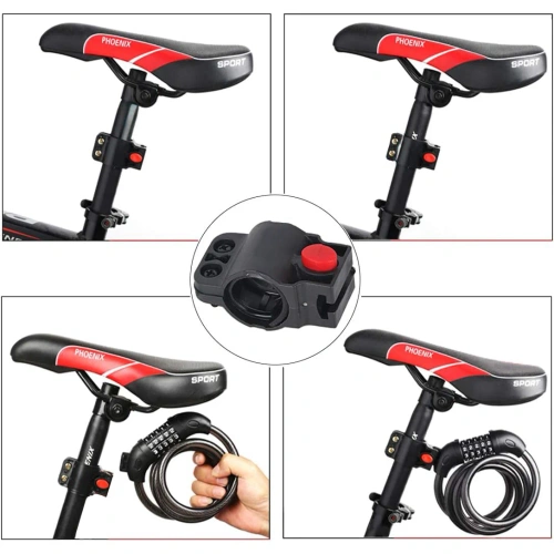 Bloccacatena per bicicletta con combinazione | cavo antifurto 100 cm | chiusura a 5 cifre | cavo in acciaio antieffrazione | BLC-566