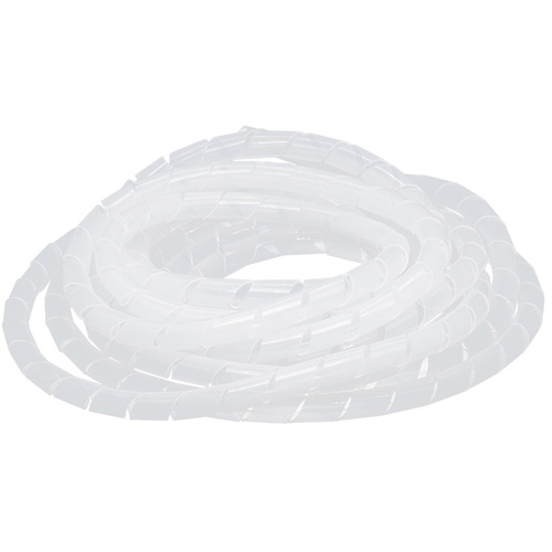 CRG-001-10M | Organizzatore, copertura, treccia per cavi e fili | bianco 20mm