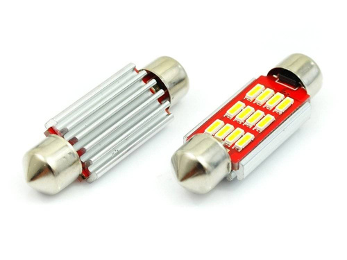 Bombilla LED para coche C5W 12 SMD 4014 CAN BUS