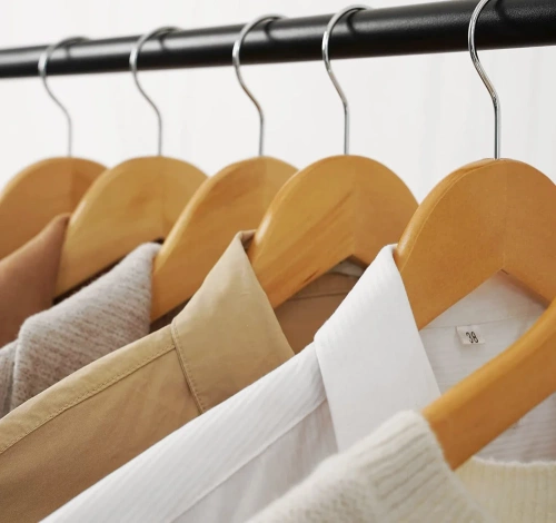 HLD-Z10 | Set of clothes hangers | Wooden wardrobe hangers