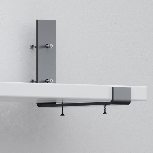 JZ-U286-ZWART | Set van 4 plankbeugels | Plankhoek 30 cm |