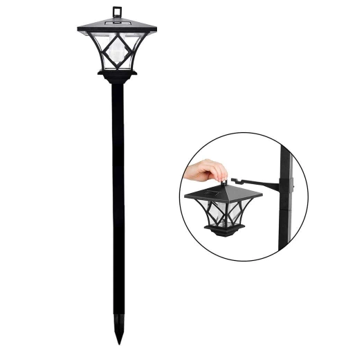 Lámpara solar - poste de jardín TYD-H1.5M | Linterna de jardín, poste, lámpara solar | 150 cm, 600 mAh