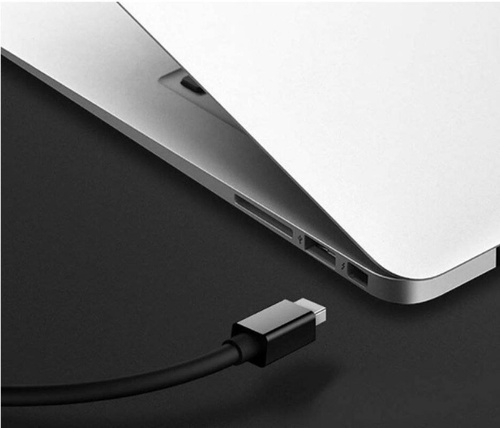 MDP-H-30CM-Biely MDP-H-30CM-Čierny - HDMI (f) kábel - Mini Display Port | 4K | 20 cm | HDMI v1.4