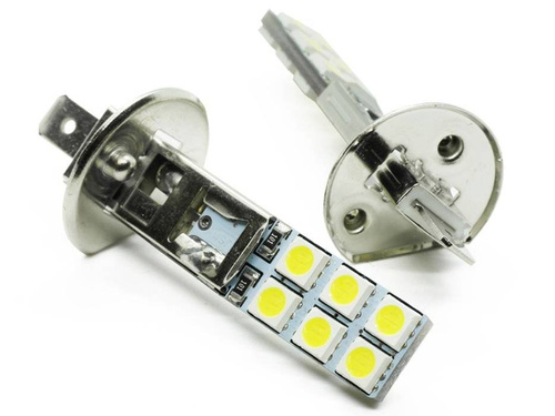 LED-Scheinwerferleuchtmittel | H1 Sockel, 12 SMD 5050, 12 V |