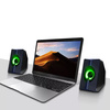 S5 | Difuzoare pentru computer 2.0 cu iluminare de fundal LED | 6W RMS 20Hz-20kHz 4ohm