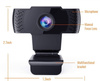 Q10-Negru | Webcam FULL HD | Focalizare automată | Senzor F37 cu lentile multiple 1080p