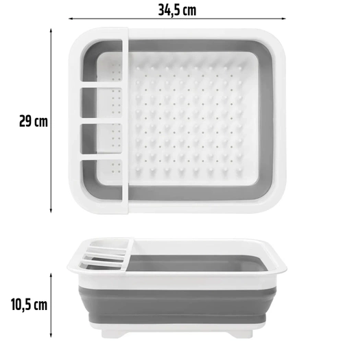 XEP-364-GRIS | Secador de platos | Escurridor de camping plegable