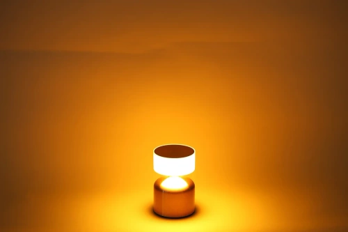 HJA44-CUIVRE | Lampe de table avec batterie intégrée | Lampe de nuit avec trois couleurs de lumière | Lampe d'ambiance pour un hôtel ou un restaurant