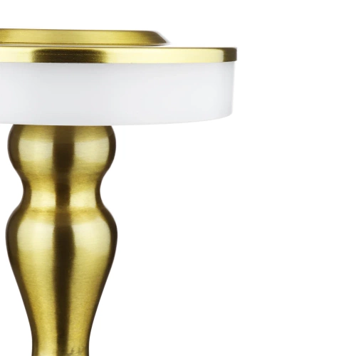 HJA14-A-GULD | Bordlampe med indbygget batteri | Natlampe med tre farver lys | Atmosfærisk lampe til hotel eller restaurant