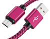 Micro-USB-Kabel | 1 m, Nylon, Quick Charge 3.0, 2 A | C06