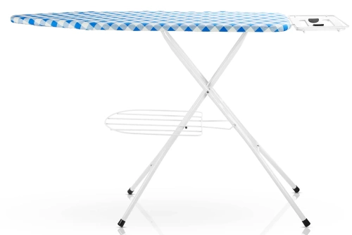 SAH-063-F2 | Ironing board with clothes shelf | Wide ironing board with an iron holder