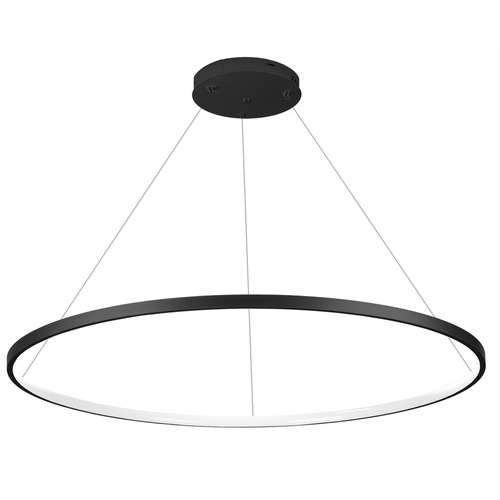 RLK-C01-30W-B | Jednodílná moderní závěsná lampa | LED | Černá