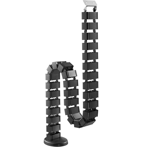 Kabelkanal vertikal | 1,3 m | schwarz | QN-1501