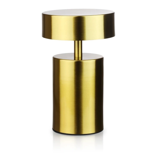  HJA29-ORO | Lampada da tavolo senza fili | Lampada da notte sensibile al tocco con colore della luce regolabile | Lampada FUNGO USB