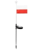 FLD-12-PO | LED solar havelampe med polsk flag | 73 cm 600 mAh