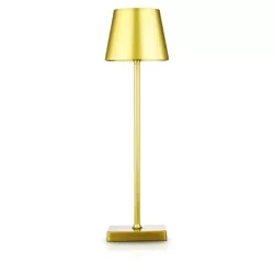 HJA18-OURO | Candeeiro de mesa com bateria incorporada | Lâmpada noturna sensível ao toque