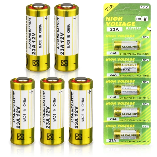 Batteriesatz | 5 Stück Alkaline-Batterien MN21 (23A) 12 V | MN21