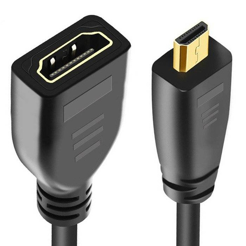 DH-15-15CM | HDMI - Cabo Micro HDMI | 4K | 3D | 15 centímetros