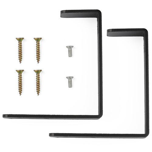 CWT-O1 | Kabelorganizer onder het bureau 50 cm | Mand, geleider, handvat | Zwart