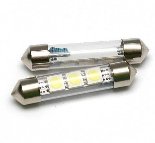 Lampadina per auto LED C5W 3 SMD 5050