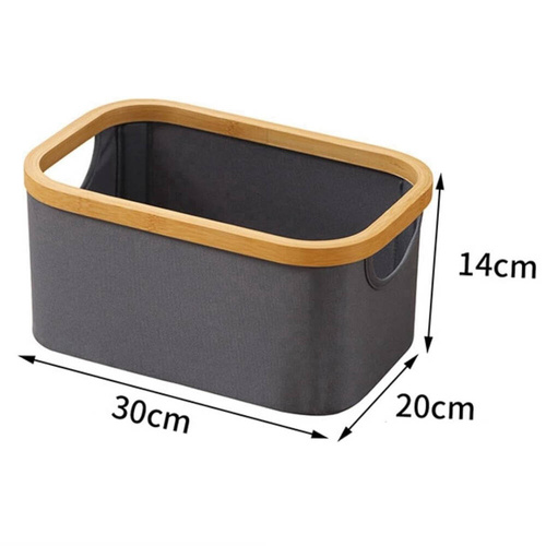 OCF-302-GRIJS | Wasmand | Opvouwbare wasmand | Speelgoedcontainer van stof | Accessoire-organizer