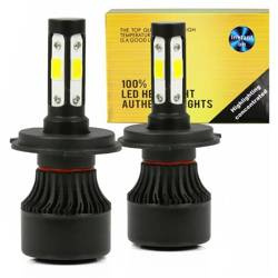 Set di lampadine LED H4 S4 COB 80W 16000 lm