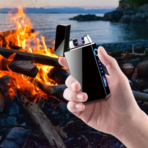 JL-613 | Brichetă cu plasmă elegantă | rezistent la vant | USB | atingere
