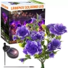 FLD-27-ROXO | Flor solar | Candeeiro solar LED para jardim Begonia | 60cm, 600mAh
