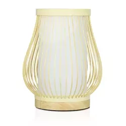 DLM-P240 | Standing night lamp 25 cm, bamboo, E27 thread