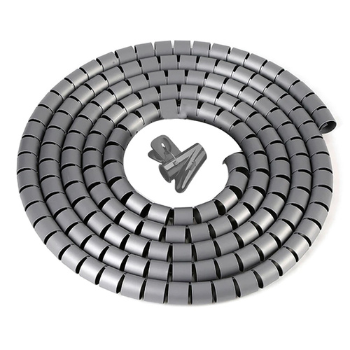 CRG-002-2.6M | Funda, organizador para cables y alambres | Gris