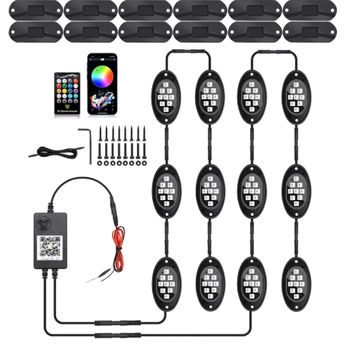 Autolampy | RGB LED | 12 kusov