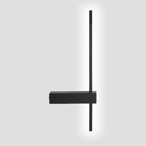Moderne wandlamp 60 cm 10W | Zwarte wandlamp | LED-lamp met een kleurtemperatuur van 4000K | YG-W003