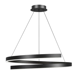 RLO-60CM-80W-B | Modernus pakabinamas šviestuvas 60 cm | Spiralinė LED lempa 80W