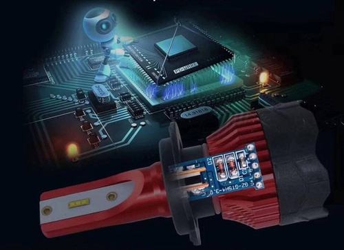 Un set de becuri LED H7 360-K5 GT COB 80W 20000lm