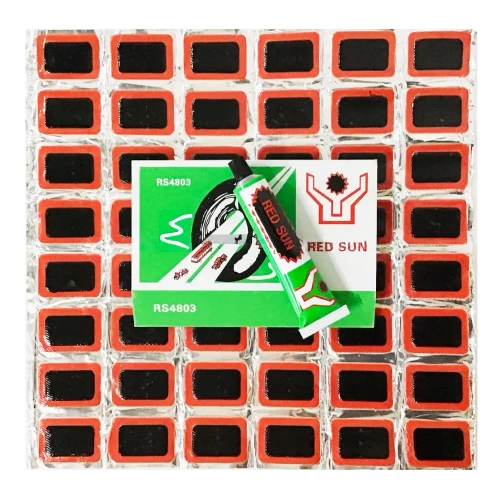 Parches de reparación para cámaras de aire | Kit de reparación de neumáticos de bicicleta | 48 parches de reparación de ruedas de bicicleta | HTYBT-070