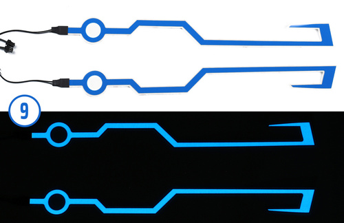 MEL - Ambient lighting for a motorcycle helmet